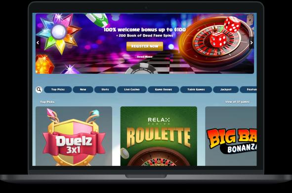 Duelz Casino Desktop